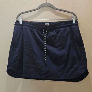 NWT Women's Woven Trek Navy Skorts Size XLarge